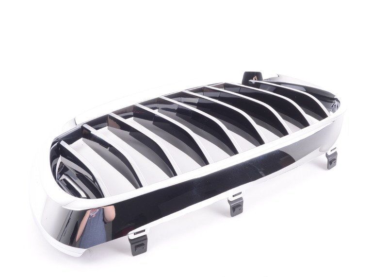 NEW GENUINE BMW 7 SERIES G11 G12 FRONT KIDNEY GRILL CHROME LEFT N/S 51137357011 - Image 3