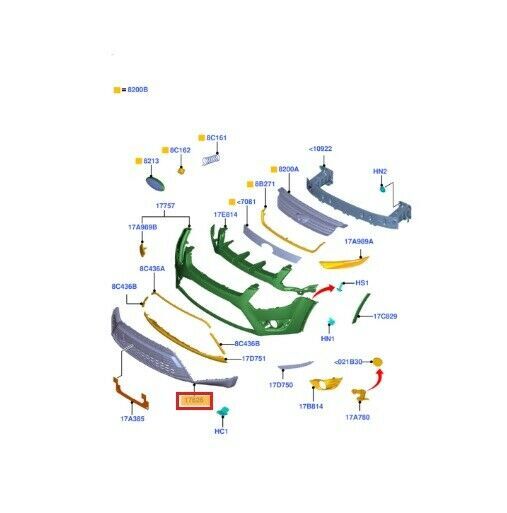NEW GENUINE FORD KUGA MK I FRONT BUMPER BRACKET 1503599 - Image 2
