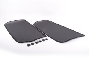 NEW GENUINE AUDI Q7 SQ7 16-19 REAR WINDOW SUN PROTECTION TWO PART SET 4M0064160A