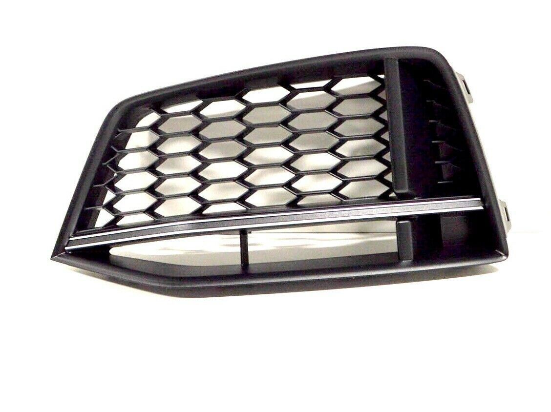 NEW GENUINE AUDI TT/TTS FRONT BUMPER AIR GUIDE GRILLE CHROME LEFT N/S 8S0807681A3Q7 - Image 5