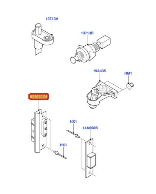 NEW GENUINE FORD TRANSIT 06-14 SLIDING DOOR ELECTRICAL SWITCH TERMINAL 1870259 - Image 2