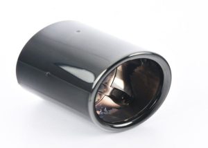 BMW NEW GENUINE 5 6 F10 F11 F07 F12 F13 F06 EXHAUST PIPE TIP BLACK 18307612731