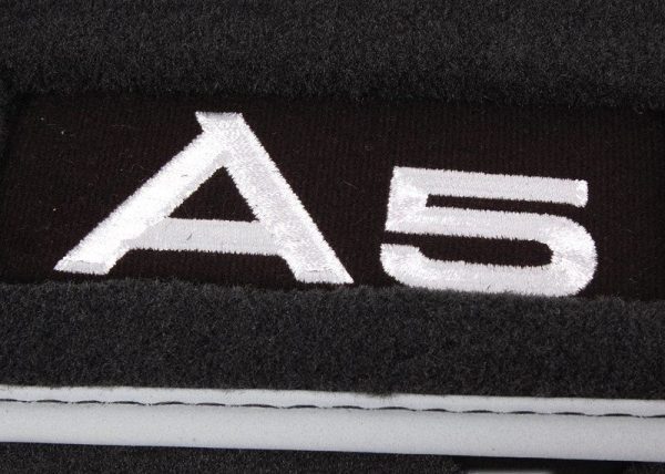 NEW GENUINE AUDI A5 08-17 FRONT PREMIUM BLACK TEXTILE FLOOR MATS LHD 88T1061275MNO - Image 4