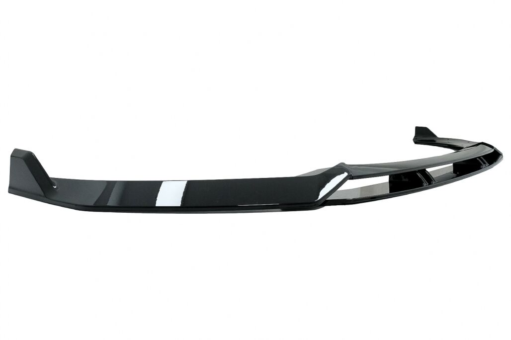 Front Bumper Add-On Spoiler Lip suitable for Audi A3 8V Facelift S-Line (2017-up) Piano Black - Image 9