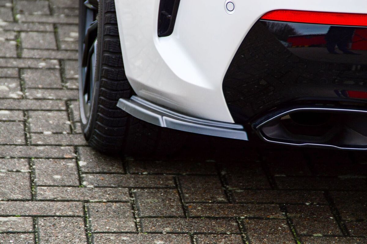 Black Gloss Performance Rear Bumper Side Flaps / Splitters For BMW M-Sport M440i+M440d G22 G23 20-24 - Image 2