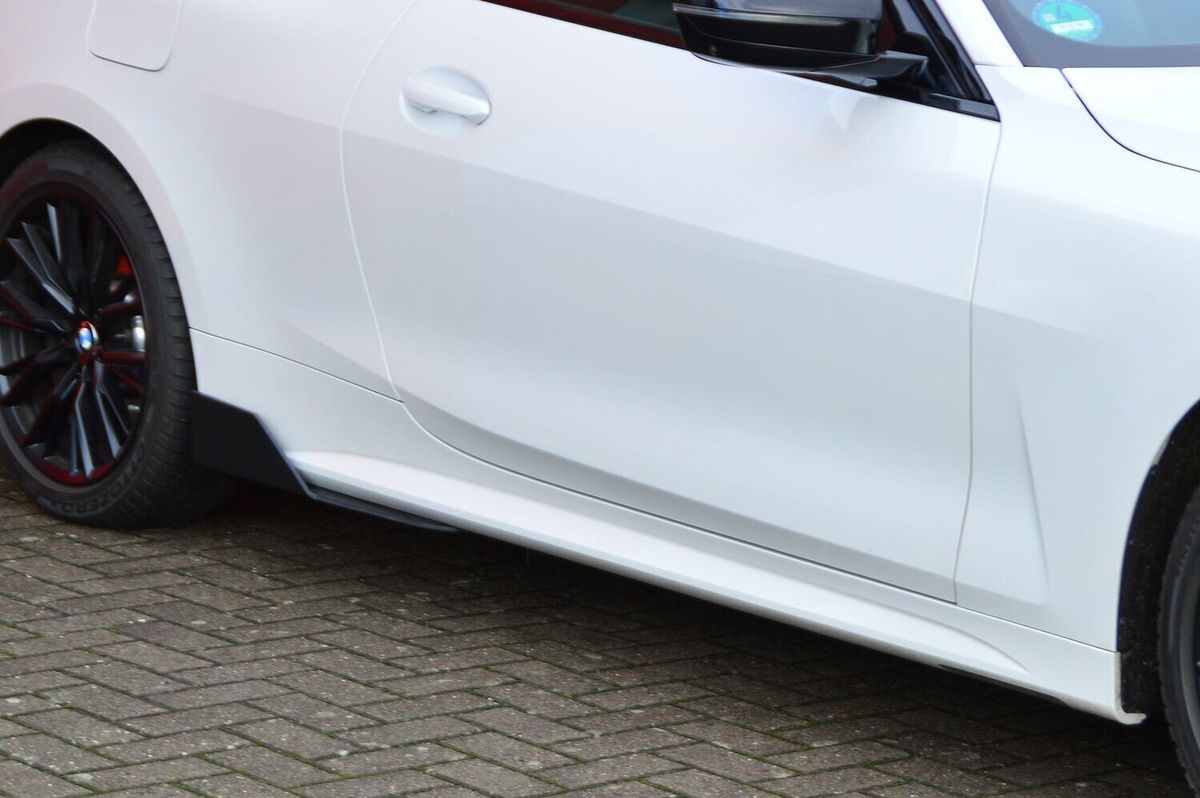 Performance Side skirts addons / diffusers / sill covers with Wing For BMW G22/G23 20-24 M440i+M440d