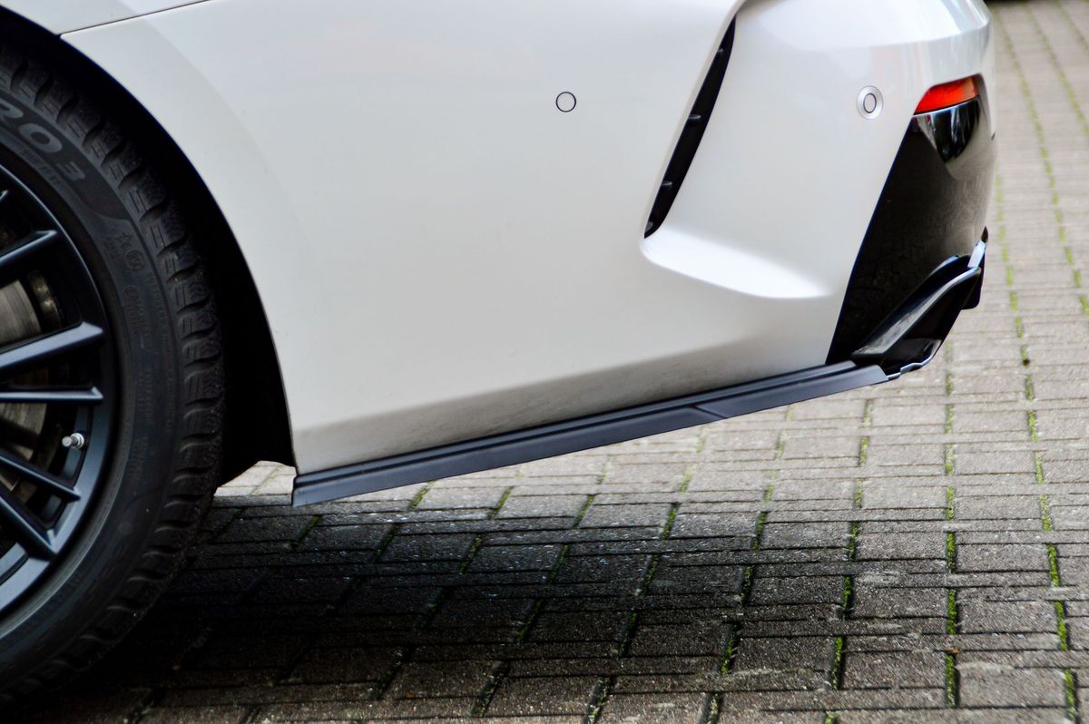 Black Gloss Performance Rear Bumper Side Flaps / Splitters For BMW M-Sport M440i+M440d G22 G23 20-24