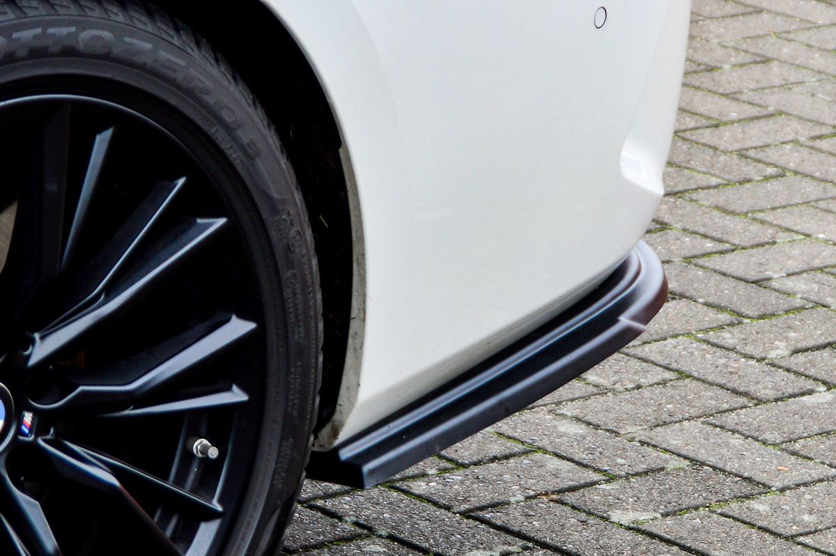 Black Gloss Performance Rear Bumper Side Flaps / Splitters For BMW M-Sport M440i+M440d G22 G23 20-24 - Image 3