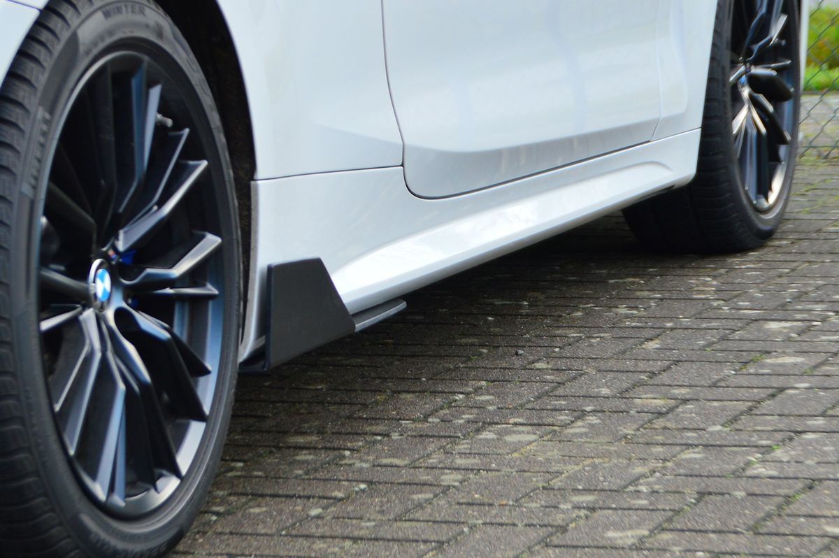 Performance Side skirts addons / diffusers / sill covers with Wing For BMW G22/G23 20-24 M440i+M440d - Image 4