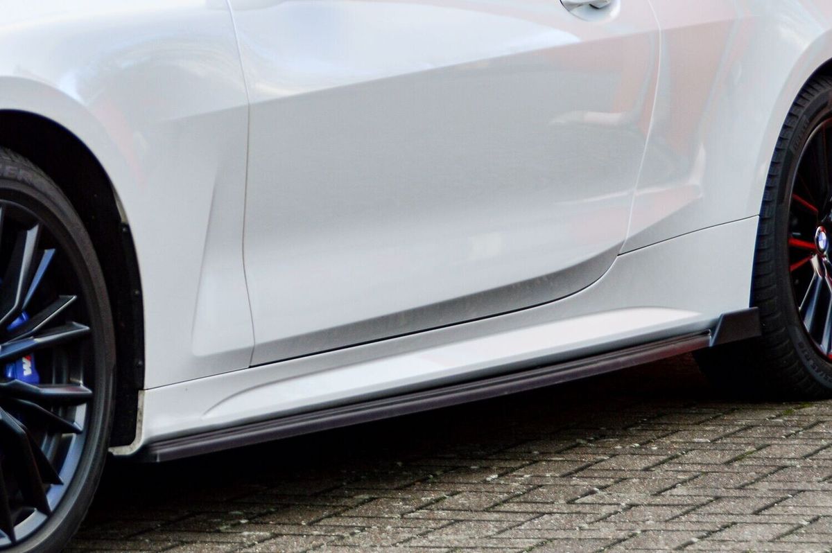 Performance Side skirts addons / Blades / diffusers / sill covers with Wing For BMW M-Sport M440i+M440d G22 G23 20-24