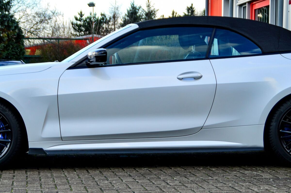 Performance Side skirts addons / Blades / diffusers / sill covers with Wing For BMW M-Sport M440i+M440d G22 G23 20-24 - Image 2