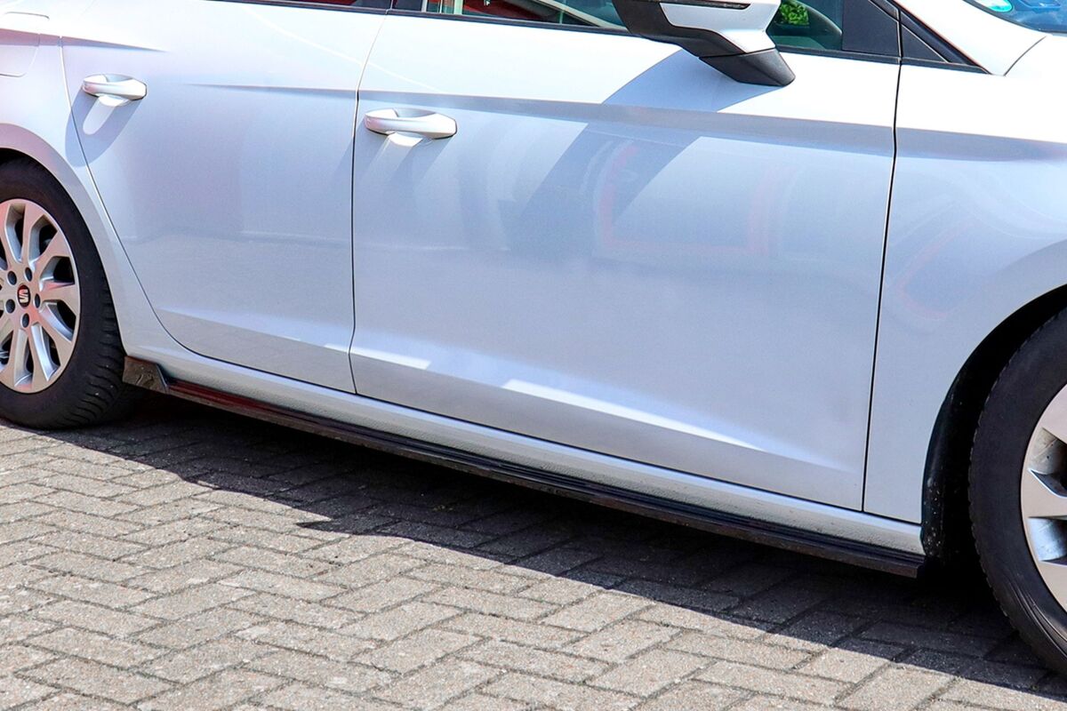 Performance Side skirts addons / Blades / diffusers / sill covers with Wing For Seat Leon 5F 12-16 - Image 3