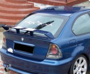 STW DTM Look Rear trunk spoiler Wing for BMW E46 Compact/ Hatchback