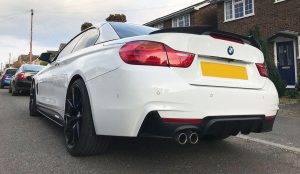 CS STYLE TRUNK SPOILER GLOSSY BLACK fits BMW F33 13- / F83 14-