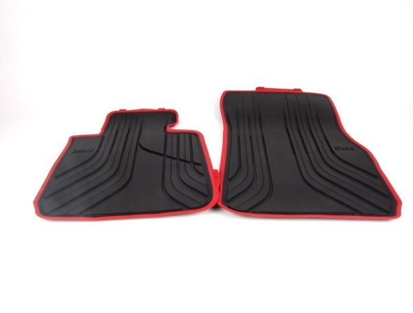 NEW GENUINE  BMW 3 F30 FRONT FLOOR ALL-WEATHER MAT SET LHD SPORT 51472219800