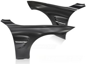 FENDERS SPORT STYLE WITH SIDE VENT CHROME fits F30 F31 11-18