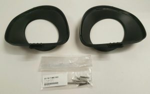 BMW NEW GENUINE X5 E70 11-13 M SPORT REAR EXHAUST TIP TRIM KIT COVER 51127895531