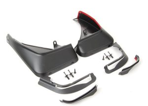 BMW GENUINE NEW F15 14-16 X5 SERIES 18' WHEELS MUD FLAPS SET PAIR FRONT 82162302402