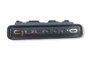 NEW GENUINE AUDI A4 B9 FRONT QUATTRO BADGE EMBLEM CHROME INSCRIPTION 8W0853736D2ZZ