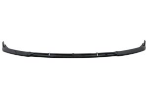 Front Bumper Add-On Spoiler Lip suitable for Tesla Model S (2012-2015) 5-doors Liftback Sedan Piano Black