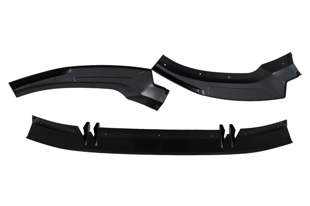 Front Bumper Add-On Spoiler Lip suitable for Audi A5 F5 Facelift S-Line (2020-up) Piano Black - Image 9