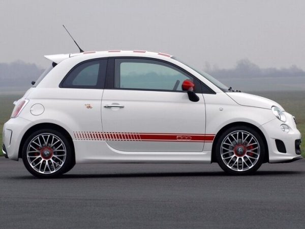 Side Decals Sticker Vinyl Red suitable for FIAT 500 (2007+) - Image 4