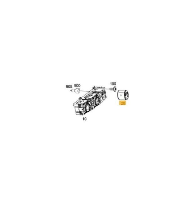 NEW GENUINE MERCEDES BENZ SPRINTER W906 CENTER DASHBOARD PAPER CLIP A0008320000 - Image 2