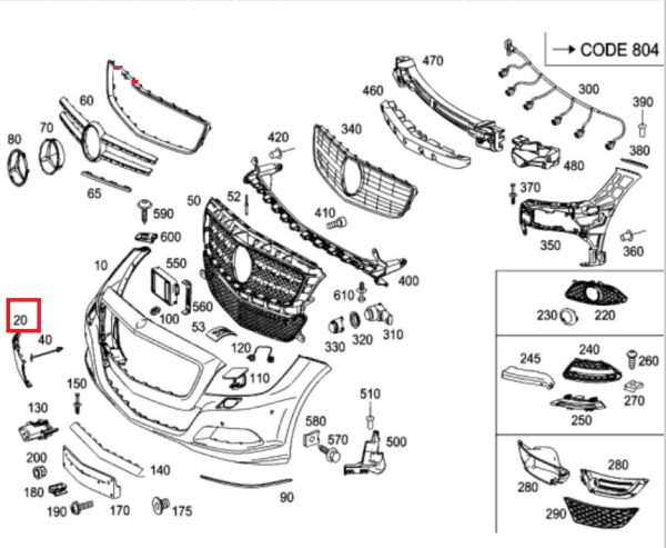 NEW GENUINE MERCEDES BENZ MB CLS CLASS W218 FRONT BUMPER TOWING EYE CAP A2188850026 - Image 2