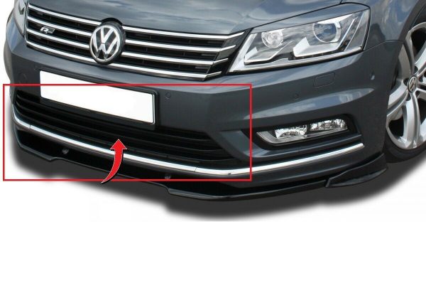 NEW GENUINE VW PASSAT B7 FRONT BUMPER GRILLE WITH CHROME MOLDING 3AA853671A9B9 - Image 2