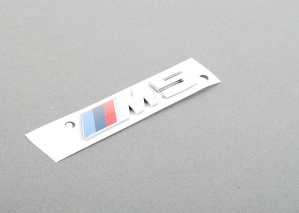 BMW NEW GENUINE 5 SERIES M5 F10 FRONT KIDNEY GRILLE LABEL STICKER BADGE EMBLEM 51138059945 - Image 4