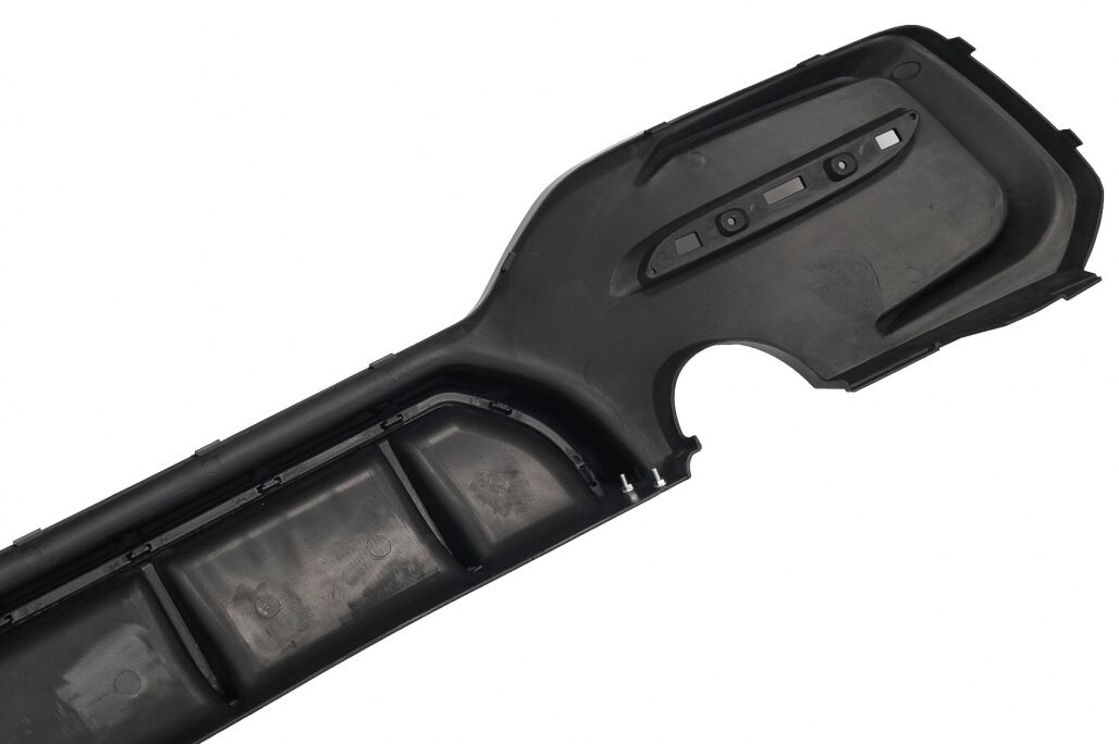 Rear Bumper Spoiler Valance Diffuser Twin Outlet Single suitable for BMW 1 Series F20 F21 LCI (2015-2019) Piano Black - Image 13