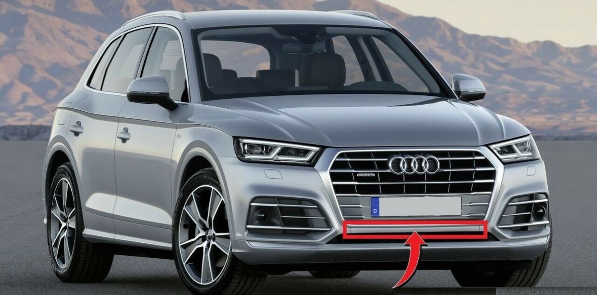 FOR NEW GENUINE AUDI Q5 FRONT BUMPER CENTER CONNECTING PIECE PRIMED - Image 3