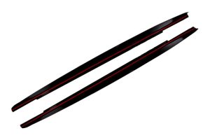 Side Skirts Extension suitable for BMW 5 Series G30 Limousine G31 Touring (2017-up) M Design Piano Black