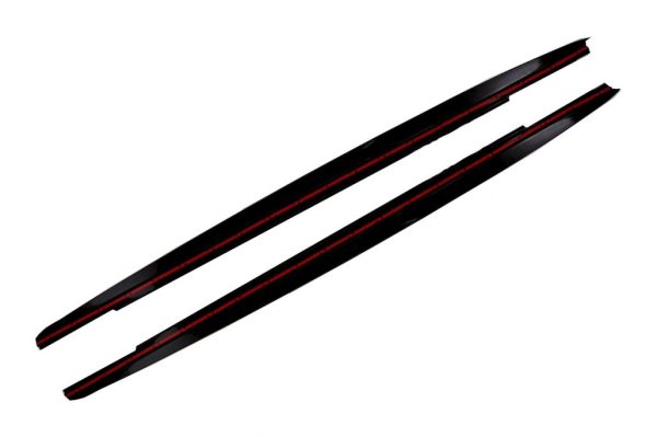Side Skirts Extension suitable for BMW 5 Series G30 Limousine G31 Touring (2017-up) M Design Piano Black
