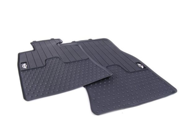 MINI NEW GENUINE R55 R56 R57 R58 FRONT RUBBER FLOOR MATS ALL WEATHER SET 51472243906 - Image 3