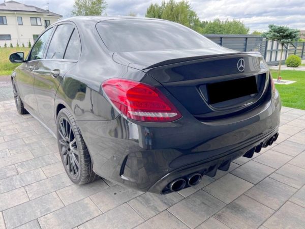 C43 Night Package ANG Facelift Look Rear bumper diffuser For Mercedes W205/ S205 15-21 - Image 6