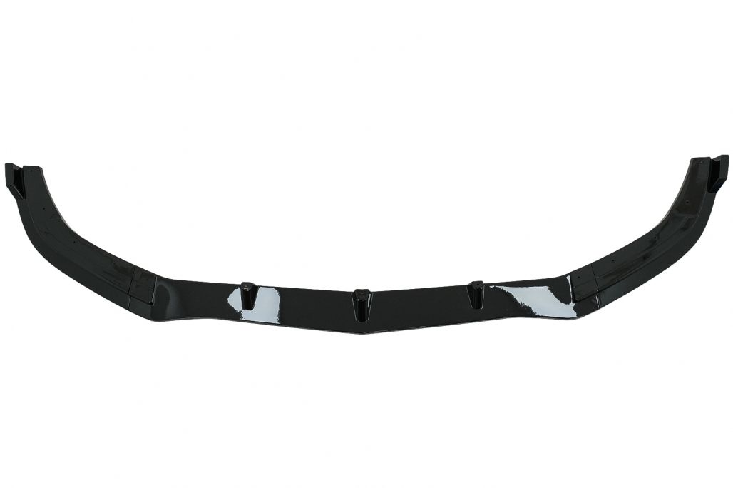 Front Bumper Spoiler Lip Extension suitable for Mercedes E-Class W212 S212 Facelift Sport Line (2013-2016) Piano Black - Image 3