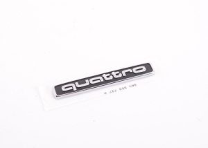 NEW GENUINE AUDI Q3 Q5 R8 FRONT BUMPER GRILL BLACK QUATTRO EMBLEM 8R0853737A2ZZ