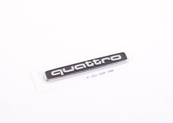 NEW GENUINE AUDI Q3 Q5 R8 FRONT BUMPER GRILL BLACK QUATTRO EMBLEM 8R0853737A2ZZ