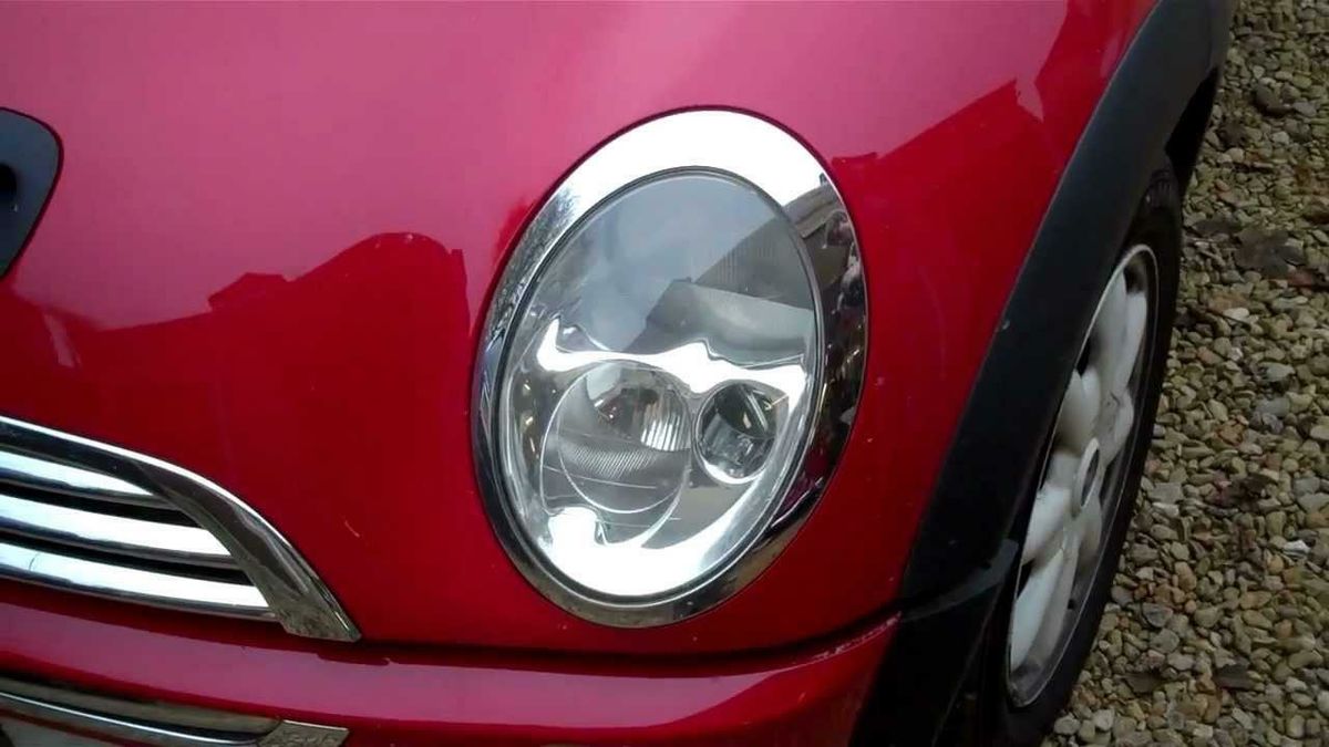 MINI NEW GENUINE COOPER R52 R53 R50 N/S LEFT CHROME HEADLIGHT TRIM RING 63126917835 - Image 2