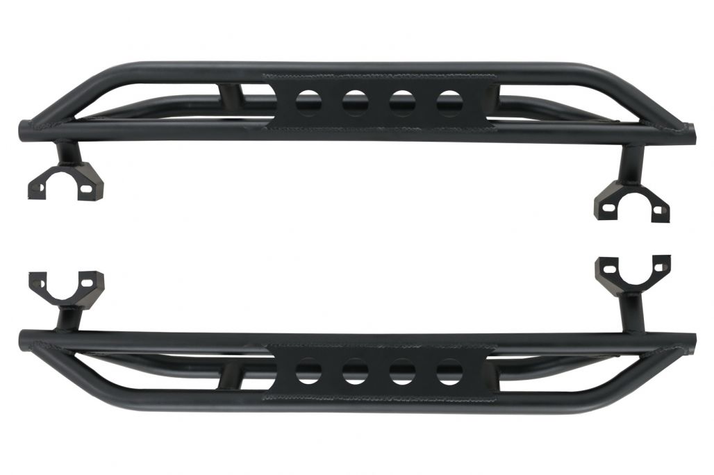 Running Boards Side Steps Nerf Bars suitable for Jeep Wrangler Rubicon JK (2007-2017) 2 Doors Iron