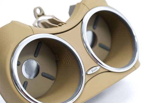 Front Dual Cup Holder suitable for Mercedes Benz CLS C219 W219 (2003-2010) Beige - Image 7