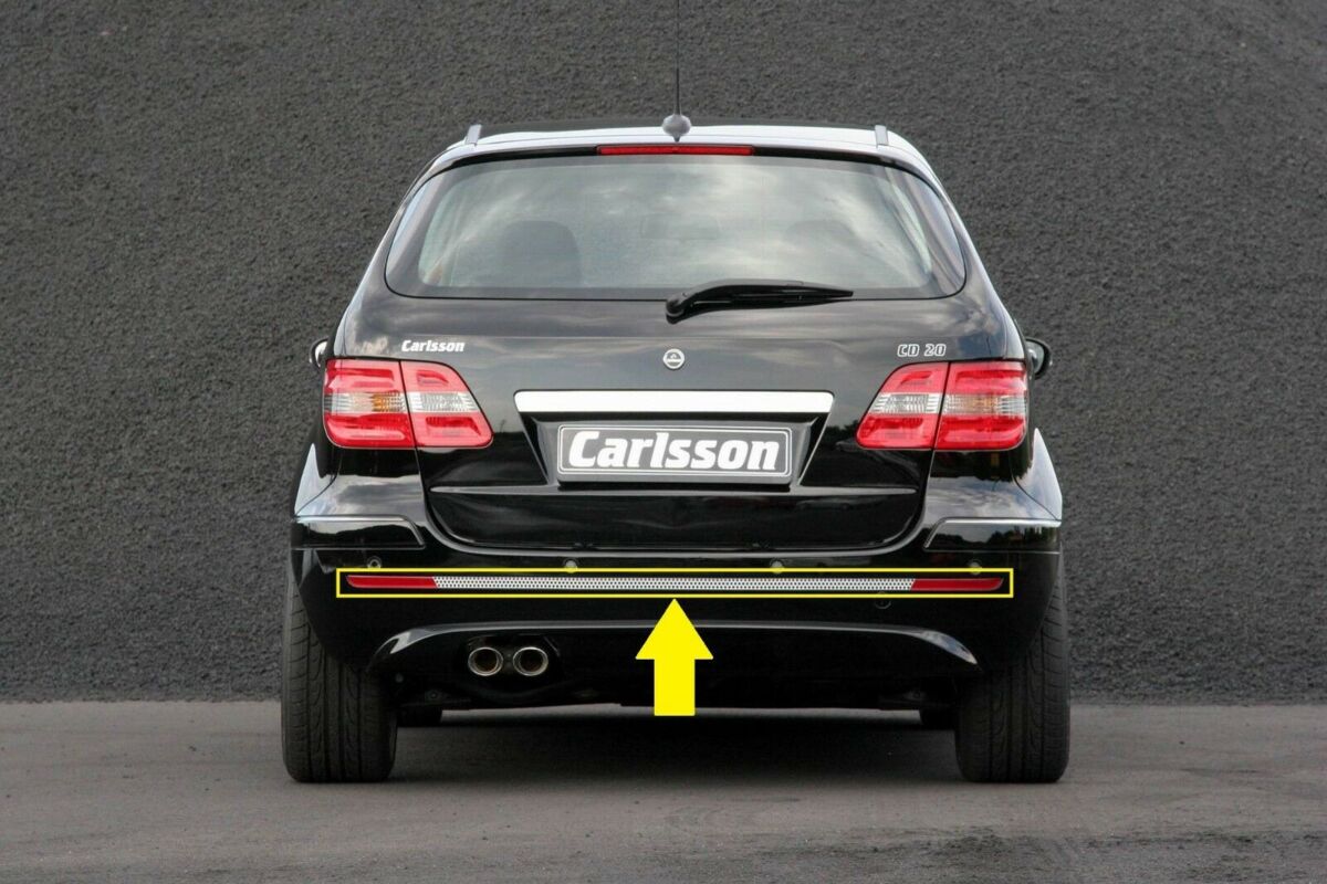 NEW GENUINE MERCEDES BENZ B CLASS W245 REAR BUMPER CENTER TRIM STRIP A1696980062