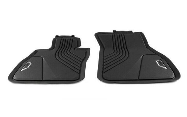 NEW GENUINE BMW 8 SER G14 G15 G16 M8 F91 FRONT ALL WEATHER RUBBER FLOOR MATS LHD 51472458861