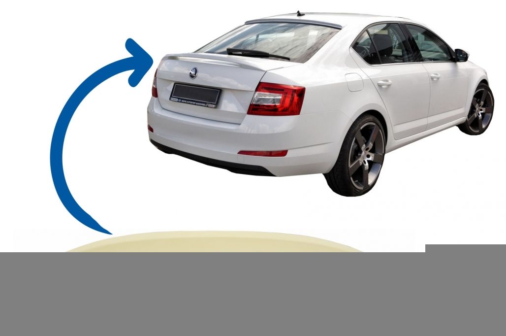 Trunk Lip Spoiler suitable for Skoda Octavia III 5E (2013-Up)