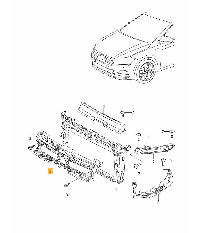 NEW GENUINE VOLKSWAGEN POLO BLUEMOTION TECHNOLOGY GUIDE SECTION 2GS805705E - Image 2