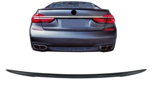 Performance M Sport Design Piano Black Gloss Rear Trunk Spoiler For BMW G11 G12