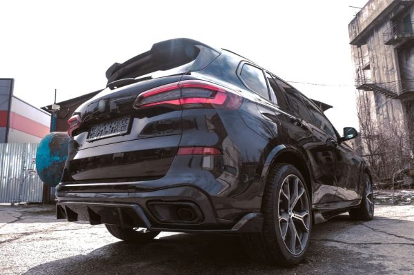 X5M Competition Look Black Gloss Rear Roof Door Spoiler Wing For BMW X5 G05 - Image 8
