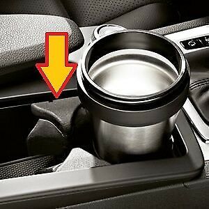 NEW GENUINE MERCEDES MB SLK CLASS W172 CENTER CONSOLE DRINK CUP HOLDER BLACK A17281002139051 - Image 3