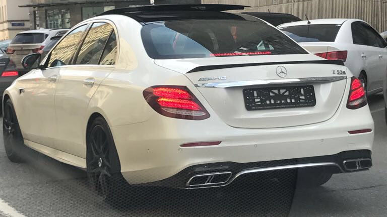 ANG E63 Style Black Matt Rear Trunk spoiler Lip For Mercedes W213 - Image 7